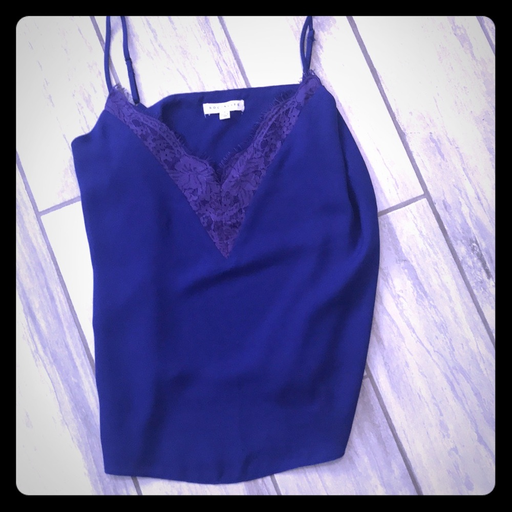 Women’s Socialite top royal blue